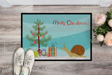 Load image into Gallery viewer, Garden Snail Merry Christmas Doormat - 24x36 Decorative Floor Mat – Indoor/Outdoor Rug with Artistic Flair CK4539JMAT