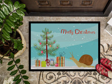 Load image into Gallery viewer, Garden Snail Merry Christmas Doormat - 24x36 Decorative Floor Mat – Indoor/Outdoor Rug with Artistic Flair CK4539JMAT