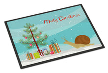 Load image into Gallery viewer, Garden Snail Merry Christmas Doormat - 24x36 Decorative Floor Mat – Indoor/Outdoor Rug with Artistic Flair CK4539JMAT