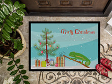 Load image into Gallery viewer, Chameleon Merry Christmas Doormat - 24x36 Decorative Floor Mat – Indoor/Outdoor Rug with Artistic Flair CK4540JMAT