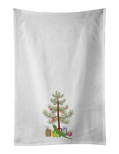 Load image into Gallery viewer, Iguana Merry Christmas White Kitchen Towel Set of 2