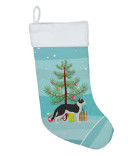 Load image into Gallery viewer, Bicolour Aegean Cat Merry Christmas Christmas Stocking
