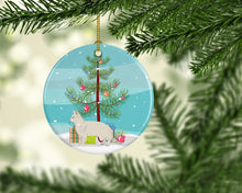 Load image into Gallery viewer, American Shorthair #2 Cat Merry Christmas Ornament - Round Ceramic Ornament – Artist-Designed Keepsake Decoration