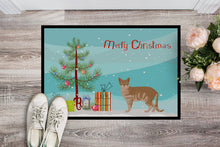 Load image into Gallery viewer, Australian Mist #1 Cat Merry Christmas Doormat - 24x36 Decorative Floor Mat – Indoor/Outdoor Rug with Artistic Flair CK4562JMAT