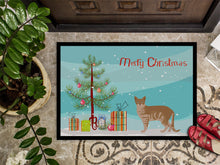 Load image into Gallery viewer, Australian Mist #1 Cat Merry Christmas Doormat - 24x36 Decorative Floor Mat – Indoor/Outdoor Rug with Artistic Flair CK4562JMAT