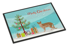 Load image into Gallery viewer, Australian Mist #1 Cat Merry Christmas Doormat - 24x36 Decorative Floor Mat – Indoor/Outdoor Rug with Artistic Flair CK4562JMAT