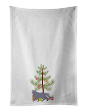Load image into Gallery viewer, British Shorthair #1 Cat Merry Christmas White Kitchen Towel Set of 2