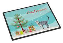 Load image into Gallery viewer, California Spangled #1 Cat Merry Christmas Doormat - 18x27 Decorative Floor Mat – Indoor/Outdoor Rug with Artistic Flair CK4578MAT