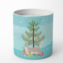 Load image into Gallery viewer, Chantilly Tiffany Cat Merry Christmas 10 oz Decorative Soy Candle