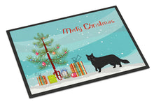 Load image into Gallery viewer, Black Chantilly Tiffany Cat Merry Christmas Doormat - 24x36 Decorative Floor Mat – Indoor/Outdoor Rug with Artistic Flair CK4581JMAT