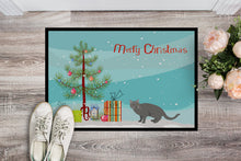 Load image into Gallery viewer, Chartreux #1 Cat Merry Christmas Doormat - 18x27 Decorative Floor Mat – Indoor/Outdoor Rug with Artistic Flair CK4582MAT