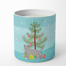 Load image into Gallery viewer, Chartreux #2 Cat Merry Christmas 10 oz Decorative Soy Candle