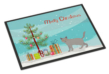 Load image into Gallery viewer, Chartreux #2 Cat Merry Christmas Doormat - 18x27 Decorative Floor Mat – Indoor/Outdoor Rug with Artistic Flair CK4583MAT