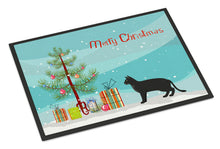 Load image into Gallery viewer, Chausie Black Cat Merry Christmas Doormat - 24x36 Decorative Floor Mat – Indoor/Outdoor Rug with Artistic Flair CK4585JMAT
