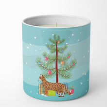 Load image into Gallery viewer, Cheetoh #3 Cat Merry Christmas 10 oz Decorative Soy Candle