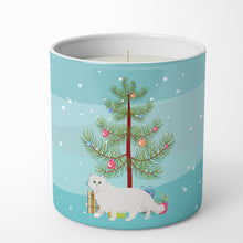Load image into Gallery viewer, Chinchilla Persian Longhair Cat Merry Christmas 10 oz Decorative Soy Candle