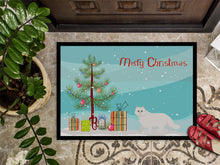 Load image into Gallery viewer, Chinchilla Persian Longhair Cat Merry Christmas Doormat - 18x27 Decorative Floor Mat – Indoor/Outdoor Rug with Artistic Flair CK4589MAT