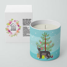 Load image into Gallery viewer, Devon Rex Cat Merry Christmas 10 oz Decorative Soy Candle