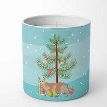 Load image into Gallery viewer, Devon Rex #3 Cat Merry Christmas 10 oz Decorative Soy Candle