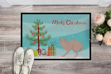 Load image into Gallery viewer, Don Sphynx #3 Cat Merry Christmas Doormat - 24x36 Decorative Floor Mat – Indoor/Outdoor Rug with Artistic Flair CK4606JMAT