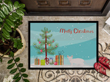 Load image into Gallery viewer, Dwelf #3 Cat Merry Christmas Doormat - 18x27 Decorative Floor Mat – Indoor/Outdoor Rug with Artistic Flair CK4612MAT
