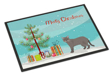 Load image into Gallery viewer, European Burmese Cat Merry Christmas Doormat - 24x36 Decorative Floor Mat – Indoor/Outdoor Rug with Artistic Flair CK4615JMAT