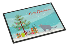 Load image into Gallery viewer, European Shorthair #3 Cat Merry Christmas Doormat - 18x27 Decorative Floor Mat – Indoor/Outdoor Rug with Artistic Flair CK4619MAT