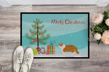 Load image into Gallery viewer, Exotic Shorthair #1 Cat Merry Christmas Doormat - 24x36 Decorative Floor Mat – Indoor/Outdoor Rug with Artistic Flair CK4620JMAT