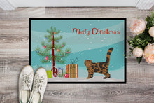 Load image into Gallery viewer, Foldex Exotic Fold #2 Cat Merry Christmas Doormat - 24x36 Decorative Floor Mat – Indoor/Outdoor Rug with Artistic Flair CK4625JMAT