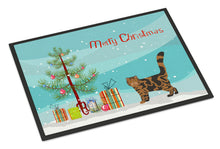 Load image into Gallery viewer, Foldex Exotic Fold #2 Cat Merry Christmas Doormat - 18x27 Decorative Floor Mat – Indoor/Outdoor Rug with Artistic Flair CK4625MAT