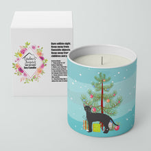 Load image into Gallery viewer, Black German Rex Cat Merry Christmas 10 oz Decorative Soy Candle