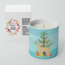Load image into Gallery viewer, German Rex #2 Cat Merry Christmas 10 oz Decorative Soy Candle
