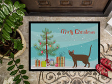 Load image into Gallery viewer, Havana Brown Cat Merry Christmas Doormat - 18x27 Decorative Floor Mat – Indoor/Outdoor Rug with Artistic Flair CK4629MAT