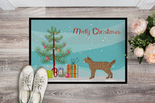 Load image into Gallery viewer, Highlander Lynx #1 Cat Merry Christmas Doormat - 18x27 Decorative Floor Mat – Indoor/Outdoor Rug with Artistic Flair CK4630MAT