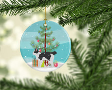 Load image into Gallery viewer, Japanese Bobtail Cat Merry Christmas Ornament - Round Ceramic Ornament – Artist-Designed Keepsake Decoration