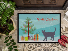 Load image into Gallery viewer, Korat #3 Cat Merry Christmas Doormat - 24x36 Decorative Floor Mat – Indoor/Outdoor Rug with Artistic Flair CK4638JMAT