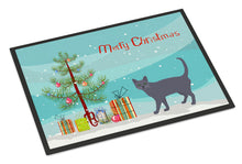 Load image into Gallery viewer, Korat #3 Cat Merry Christmas Doormat - 24x36 Decorative Floor Mat – Indoor/Outdoor Rug with Artistic Flair CK4638JMAT