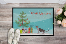 Load image into Gallery viewer, Lykoi #2 Cat Merry Christmas Doormat - 24x36 Decorative Floor Mat – Indoor/Outdoor Rug with Artistic Flair CK4646JMAT