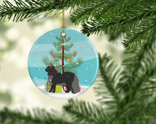 Load image into Gallery viewer, Maine Coon #2 Cat Merry Christmas Ornament - Round Ceramic Ornament – Artist-Designed Keepsake Decoration