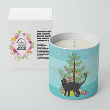 Load image into Gallery viewer, Malayan #2 Cat Merry Christmas 10 oz Decorative Soy Candle