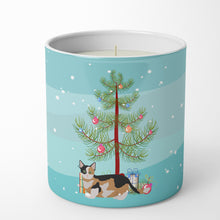 Load image into Gallery viewer, Munchkin Cat Merry Christmas 10 oz Decorative Soy Candle