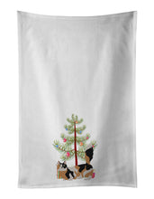 Load image into Gallery viewer, Munchkin #3 Cat Merry Christmas White Kitchen Towel Set of 2