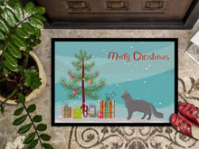 Load image into Gallery viewer, Nebelung #2 Cat Merry Christmas Doormat - 18x27 Decorative Floor Mat – Indoor/Outdoor Rug with Artistic Flair CK4662MAT