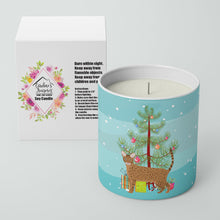 Load image into Gallery viewer, Ocicat Cat Merry Christmas 10 oz Decorative Soy Candle