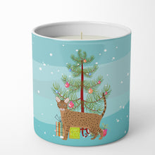 Load image into Gallery viewer, Ocicat Cat Merry Christmas 10 oz Decorative Soy Candle