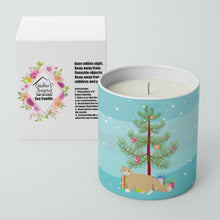 Load image into Gallery viewer, Oregon Rex Cat Merry Christmas 10 oz Decorative Soy Candle