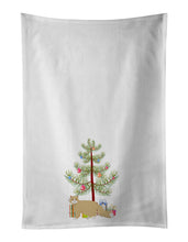 Load image into Gallery viewer, Oregon Rex Cat Merry Christmas White Kitchen Towel Set of 2