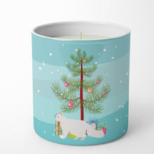 Load image into Gallery viewer, Oregon Rex #2 Cat Merry Christmas 10 oz Decorative Soy Candle