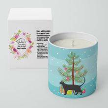 Load image into Gallery viewer, Pantherette Cat Merry Christmas 10 oz Decorative Soy Candle