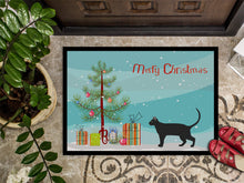Load image into Gallery viewer, Pantherette Cat Merry Christmas Doormat - 18x27 Decorative Floor Mat – Indoor/Outdoor Rug with Artistic Flair CK4677MAT